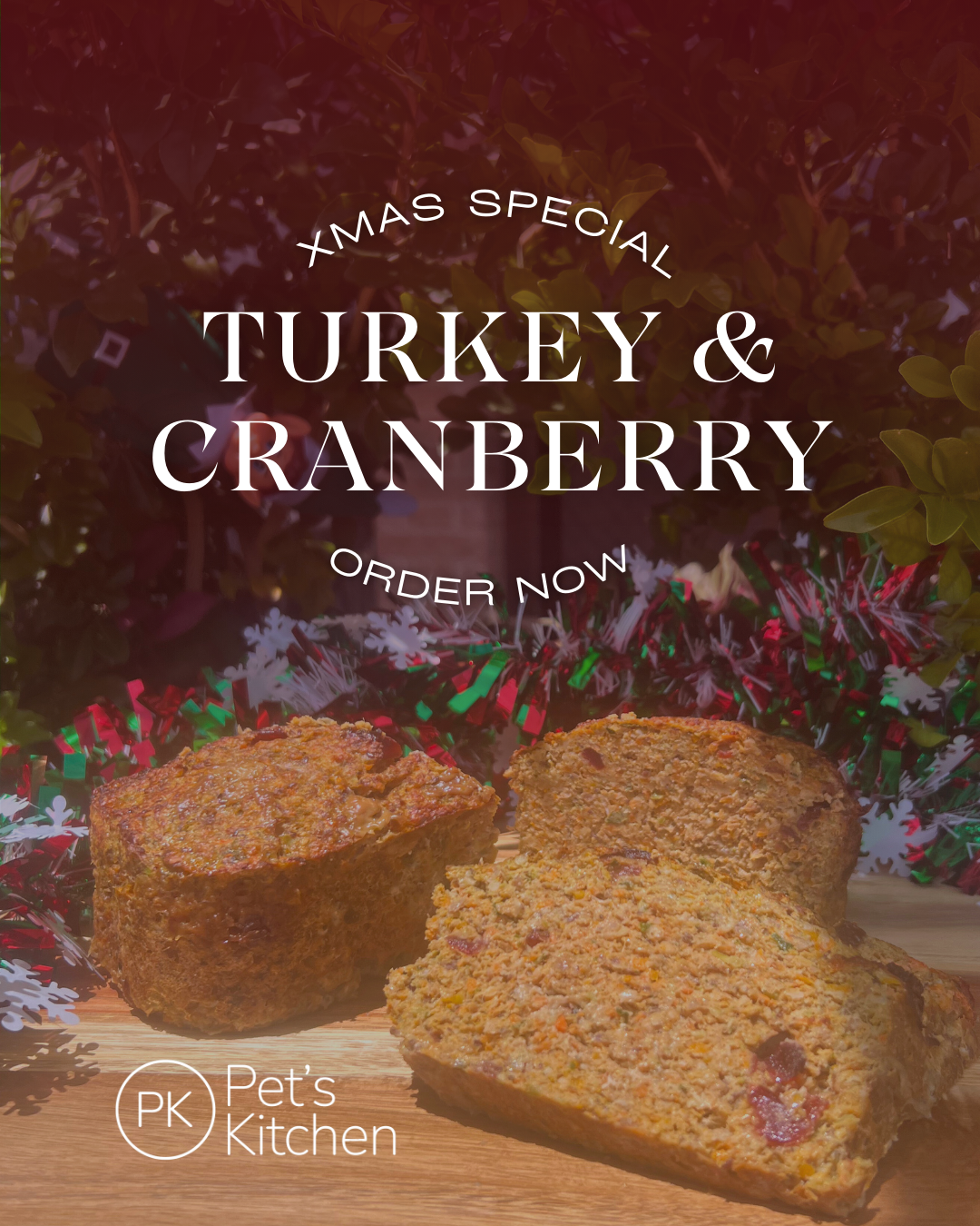 Xmas Turkey & Cranberry Loaf *Limited Time Only*